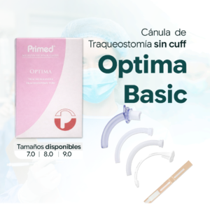 Cánula de traqueostomía Optima Basic - sin cuff